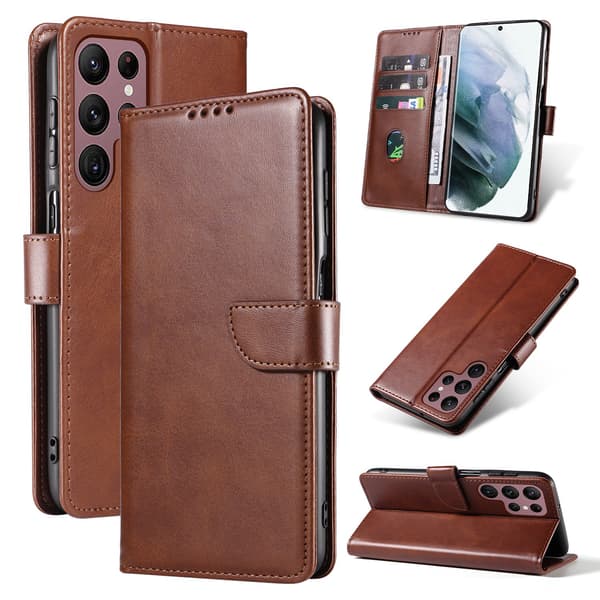 Samsung Galaxy S23 Ultra - Stilsäkert Plånboksfodral