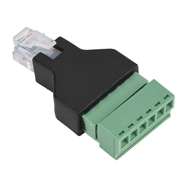 Ethernet RJ12 6P6C Han til 6-bens Skrueklemmer Adapter Stik