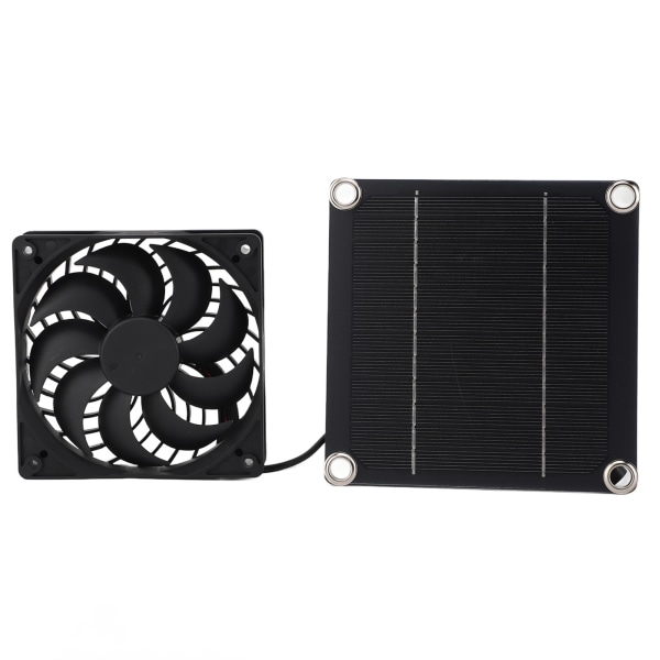 5W 5V Monokrystallinsk Silicium Solpanel Vifte Kit Solcellepanel Udsugningsventilator Kit