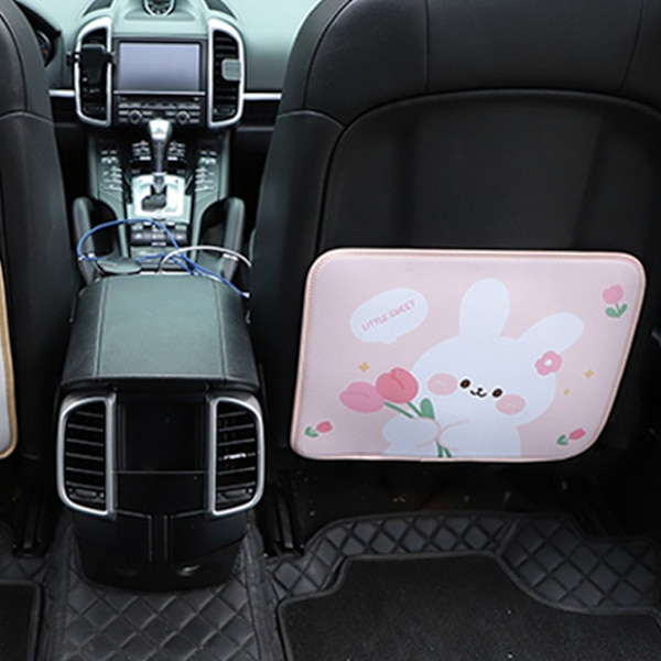 Rabbit Style Car Back Seat Kick Pad - Dammtålig skyddsmatta