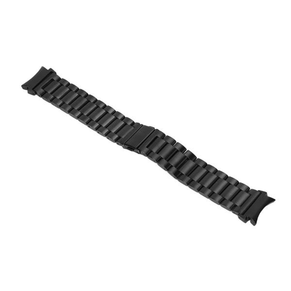 20 mm metallklokkerem i rustfritt stål håndleddsrem armbånd urreim for Galaxy Watch 4 Black
