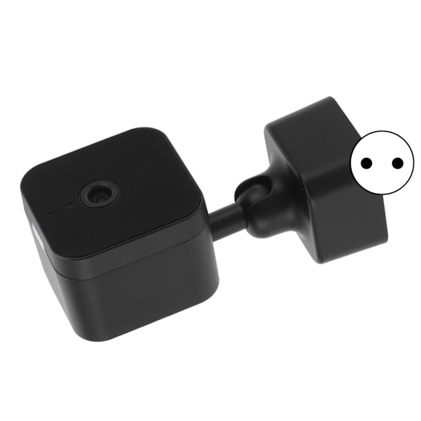 WIFI Trådlös Klocka Säkerhetskamera 1080P Plug and Play Infraröd Nattsyn Roterbar PTZ 110‑240V för TUYA EU-kontakt