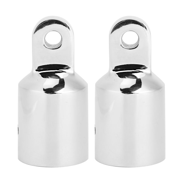 2 stk. Rustfrit Stål Top Eye End Slide Cap 22mm/0.9in Hardware Tilbehør til Marinebåd