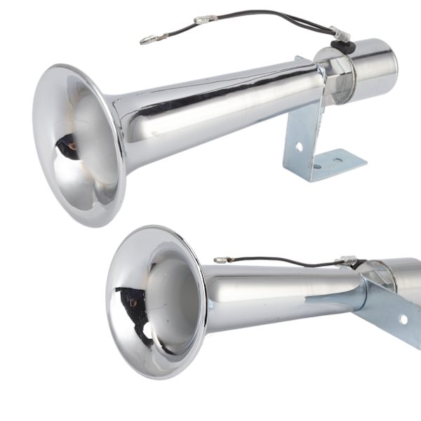 Globaali bilhorn super kova 180DB yksitorvi kuorma-auton auton torvi sopii ajoneuvoihin, juniin, laivoihin DC 12-24V kromiväri