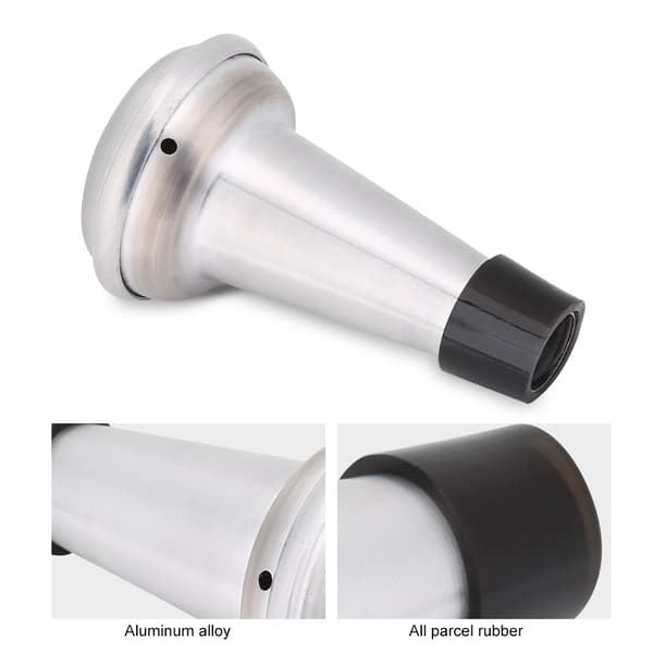 Aluminium Gummi Trompet Dæmper Musikinstrument Tilbehør 0.1