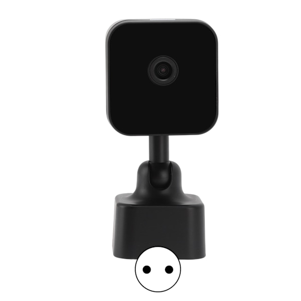 WIFI Trådlös Klocka Säkerhetskamera 1080P Plug and Play Infraröd Nattsyn Roterbar PTZ 110‑240V för TUYA EU-kontakt