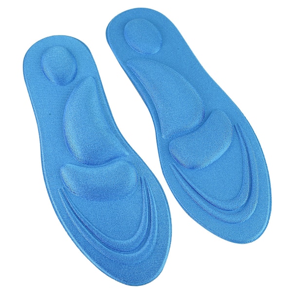 Memory Foam -pohjalliset naisille, joilla on litteät jalat (vaaleansininen)