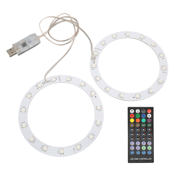 RGB LED Lysstrimler Kit til PS5 Konsol Synkroniser Musik Spil Lyd 8 Farver 400 Lyseffekter 3 Kontrolmetoder