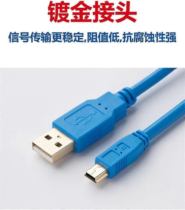 Mitsubishi Q-serie PLC USB till Mini USB-kabel, 2m, ADM3160-chip, Stabil