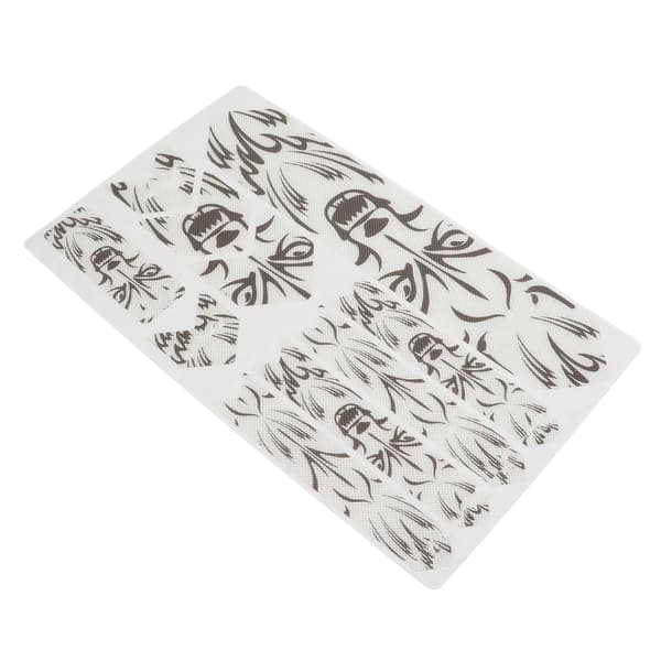 ENLEE 3D Protective Stickers for Mountain Bike Set Impact Resistant Bicycle Decorative Sticker Wolf Head Pattern for Bicycle Frame