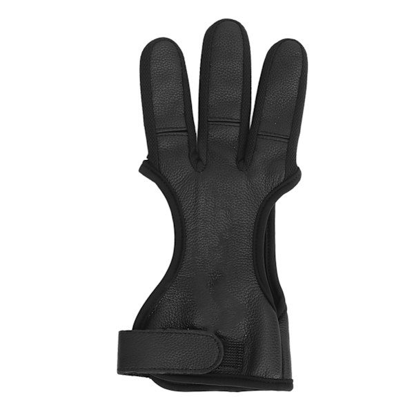 Bueskydningshandsker til Recurve Compound Bow - Hjortelæder, 3 Finger, Beskyttelseshandske