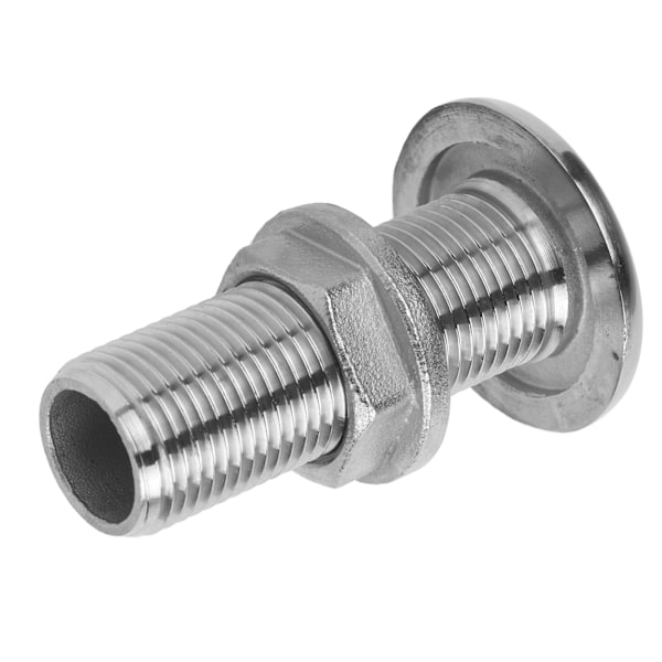 1/2 tommers Yachts Vannutløpsport 316 Rustfritt Stål Antikorrosjon Drain Vent Bilge for Båt Marine