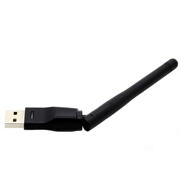 USB WIFI-adapter-dongle til Alphabox Jynxbox Skybox Openbox 250 Dreambox (sort)