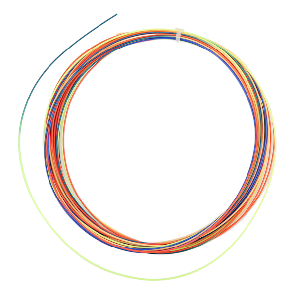 Badmintonstreng 10 m/32,8 fot 0,70 mm/0,03 tom Multifarget holdbar erstatningsbadmintonstreng for badmintonracket