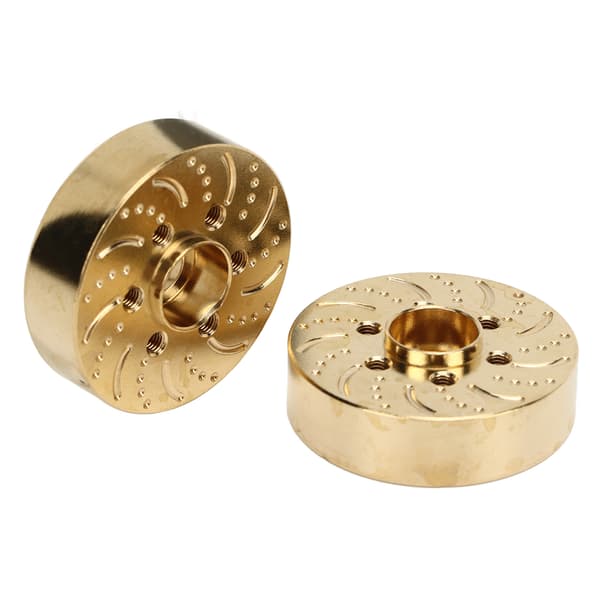 2 stk Messing Hjulvekter 1,9 2,2 tom RC Crawler Bil Hex Nav Adapter Modell Oppgraderingsdeler 12mm