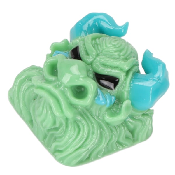 Tilpassede tasthetter håndskårne kuemønster OEM R4 Gaming Resin Mekaniske Tastaturtaster for Cherry MX Swtiches Grønn