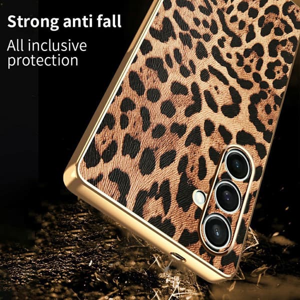 Leopard Cover til Samsung Galaxy S26 - Leopard multifärg multicolor