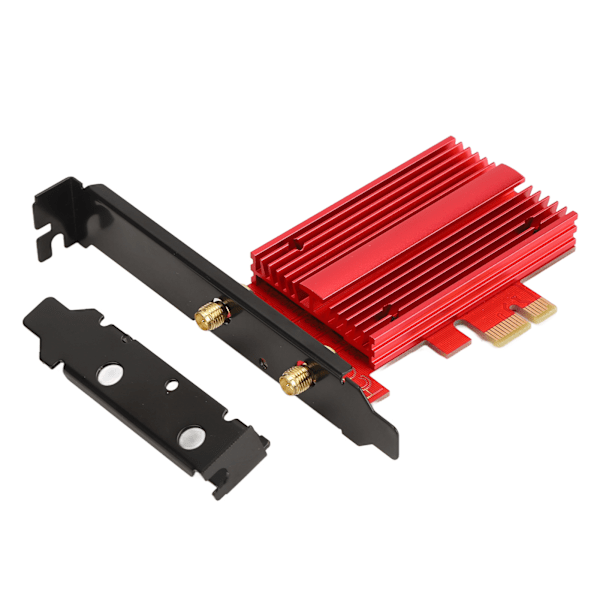 Wifi 6 Adapter 6GHz 5.8GHz 2.4GHz Maximalt 3000Mbps WiFi 6 Snabb Värmeavledning PCIE Trådlös Adapter för Stationär Dator