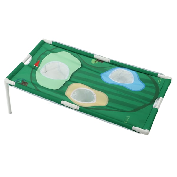Golf Cornhole-brädor Set Bärbar Svingklubba Träning Mål Strike Cage Golf Cornhole Spel för Barn Present inomhus