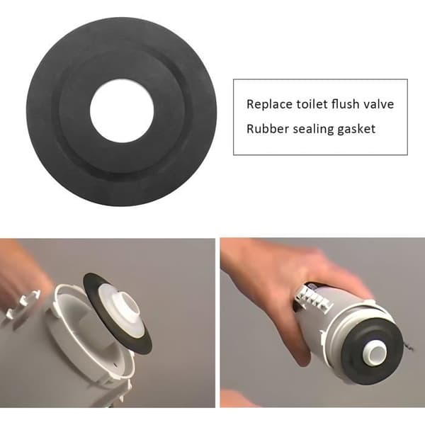 2 toiletskylleventilpakninger 24x72mm, Siamp Skipper gummipakning erstatning