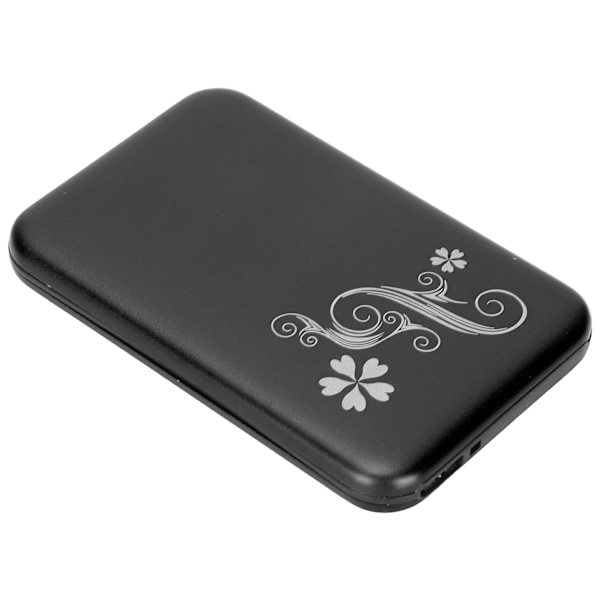 Harddisk-kabinet 2,5 tommer USB3.0 Support 3TB 5 Gbps Transmission Aluminium Legering Plug and Play HDD Kabinet Sort