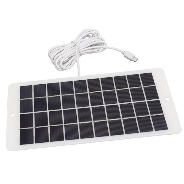 Tehokas aurinkopaneeli puhelimen lataukseen, ovikelloon ja valvontakameraan - 4,5W 5V