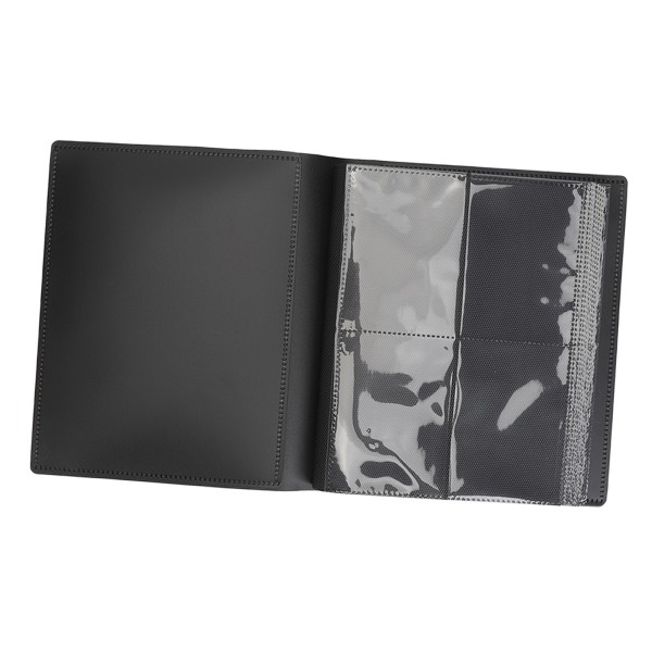 Black Strap Card Album - 160 kort kapasitet, 4 lommer, 20 sider