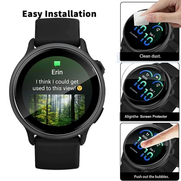 Garmin Vivoactive 6 3-PACK Näytönsuoja TPU 7