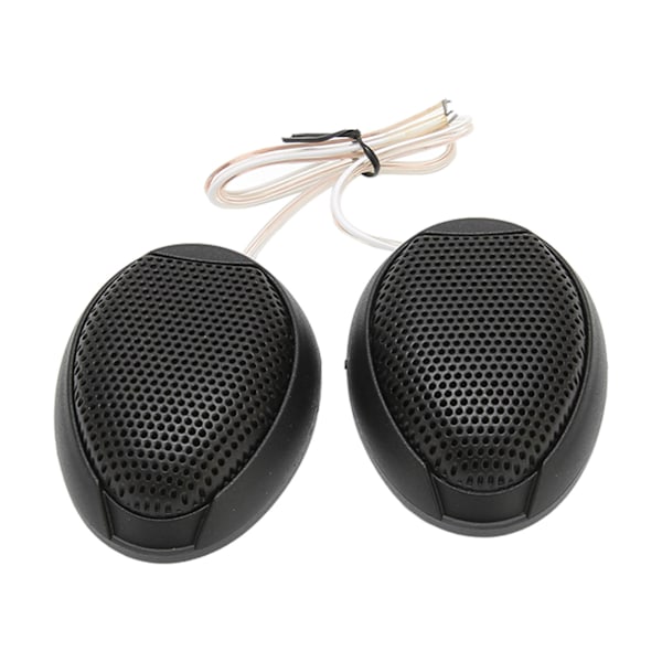 2 stk. Bil Tweeters 98dB 1000W Dome Innvendig Stereo Audio Høyttaler for Lydsystem Svart