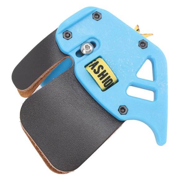 Blue Archery Finger Tab - Fingerbeskyttelse i PU-læder til Recurve bueskydning