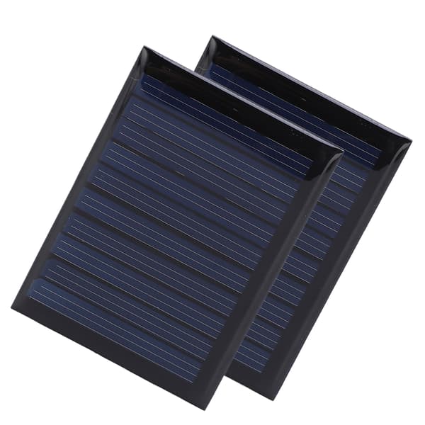 2 ST 5V 50mA Solcelle Epoxi Modulkort Mini Solar Polysilicium Panel 60x44mm
