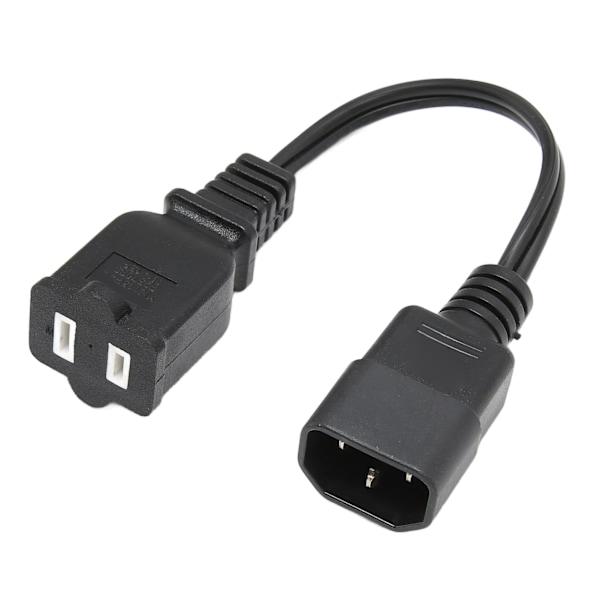 IEC320 C14 til 1 15R Kabel Han til Hun Vandtæt Strømadapterkabel til Bordlampe Digitalkamera Projektor 100‑250V