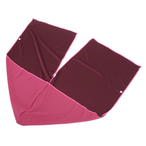 Quick Dry Rose Rød U-formet Kjølehettehåndklær