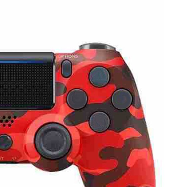 Trådløs Bluetooth Controller Stabil Dobbeltlags Krystalknapper Forureningsfri Gaming Controller til PS4 Indbygget Batteri