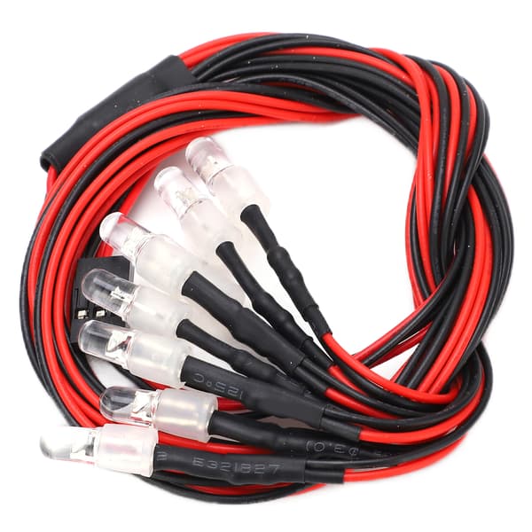 RC Model Car Lights General Modified LED Lights Accessories with Third Channel Control Switch