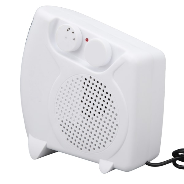 Mini Bærbar Elektrisk Romvarmer Justerbar Temperatur for Hjemmet Skrivebord - Rask Oppvarming, EU-kontakt 220V