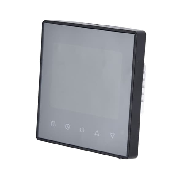 Smart Termostat Multifunktionel Programmerbar Termostat til Klimaanlæg Vandvarme Gulvvarme AC220V Sort