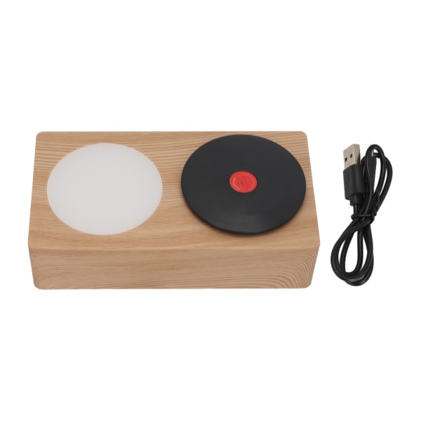 Stilfuld Bluetooth-højttaler med førsteklasses lydkvalitet og vintage pladespillerdesign