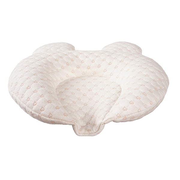 Baby Support Pillow U Shaped Cotton Soft Elastic Nursing Feeding Sleeping Head Pillow For Infant Newborn Beige