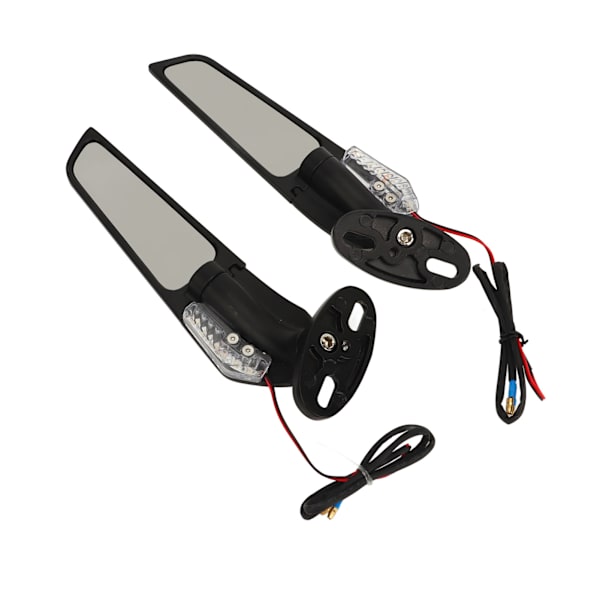 Motorsykkel LED-bakspeil for NINJA 250 300 400 650 H2 H4 - Justerbar og stilig
