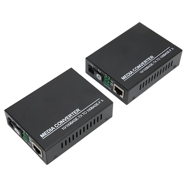 Mediaomvandlare Optisk Ethernet Mediaomvandlare Enläges 10 100Base TX till 100Base FX RJ45 till SC Fiber Transceiver