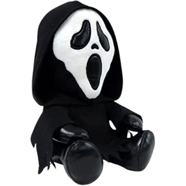 Ghost Face Plush Toy - Halloween Monster Horror Figure, Reaper Is Here