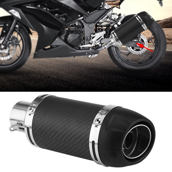 Universal 51 mm karbonfiber motorsykkel eksospotte med DB Killer
