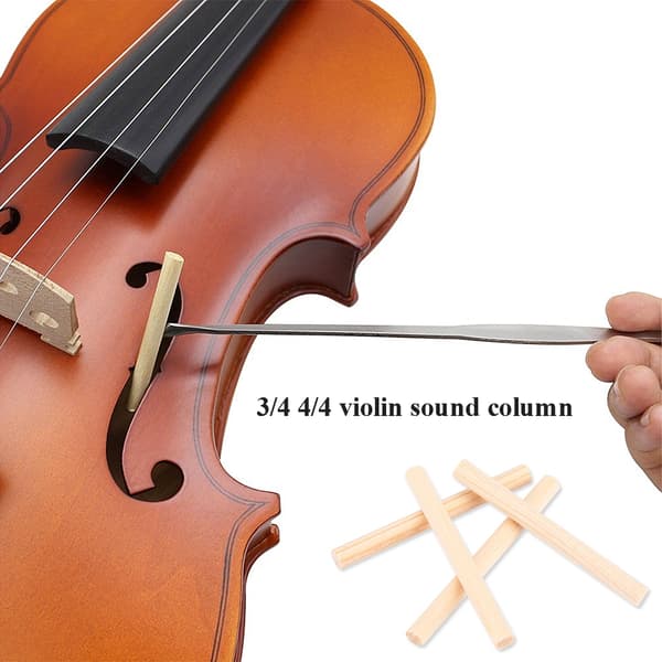 10 stk. Holdbare Gran Violin Lydstolpe Dele Tilbehør til 3/4 4/4 Violiner