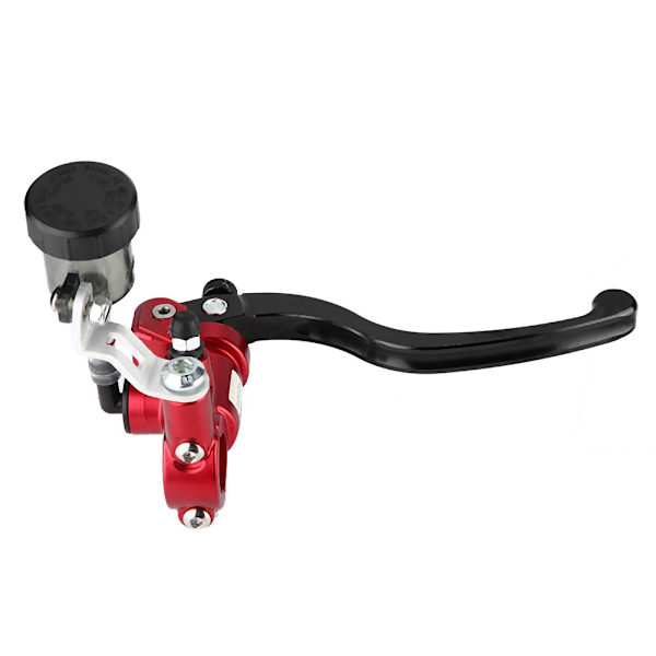 Motorcykel hydraulisk koblingsarm Hovedcylinderbremsepumpe (rød)