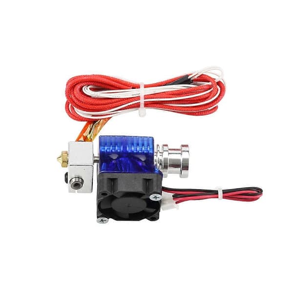 (Ny) 3D V6 Printer Ekstruderingshoved Printer J-Head Hotend Med Enkelt Køleventilator, Specifikation: Kort 1.75 / 0.4mm Not Specified