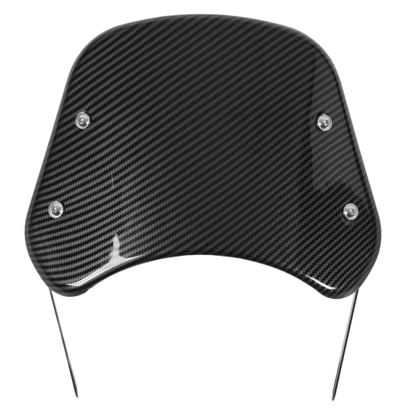 Motorcykel vindafviser - vandtæt kulfiberstil, universel pasform (21 cm/8,27 tommer)