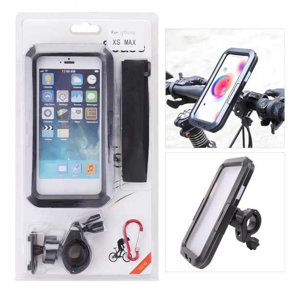 Vandtæt Motorcykel Cykel Telefon Holder til iPhone XS MAX