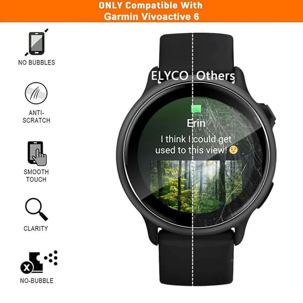 Garmin Vivoactive 6 3-PACK Näytönsuoja TPU 7
