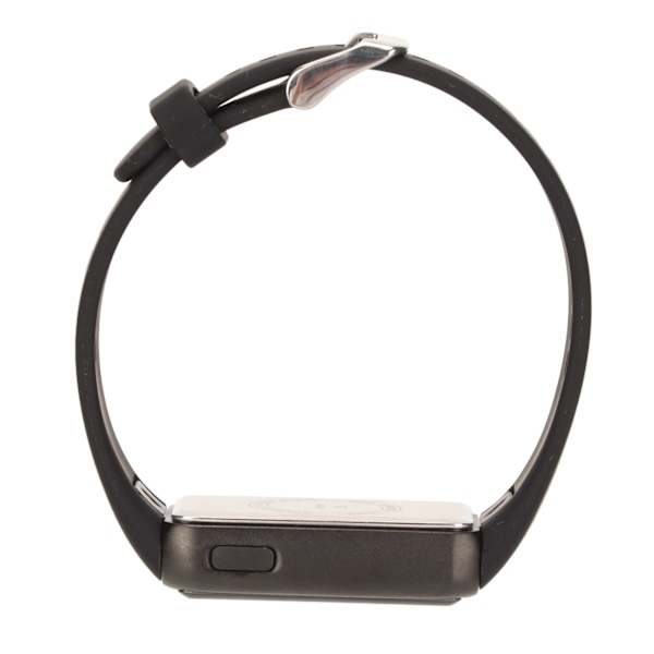 Smart Watch Legering Silikone Glas 210mah 30m Vandtæt LED Fitnessur til Familievenlige Kolleger Sort Rem Sort Skal